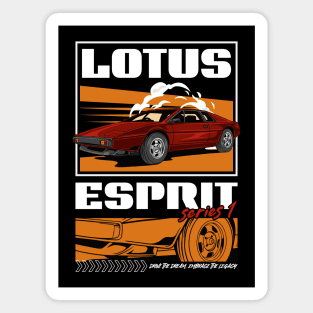 Retro Lotus Series 1 Magnet